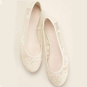 Melissa Sweet Laney Lace Ballet Flats NEW